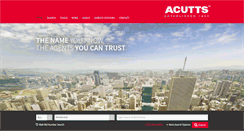 Desktop Screenshot of acutts.co.za